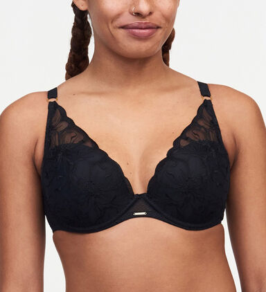 Fleurs T-shirt Plunge Bra
