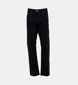 Straight-leg Stretch Cotton Trousers