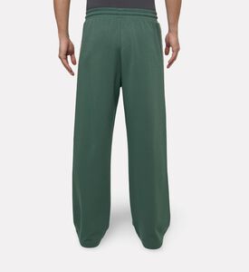 EA7 Cotton-blend Regular-waist Pants, Model View