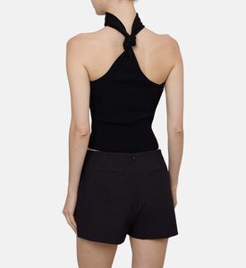 Knit Ribbed Regular-fit Tube Top