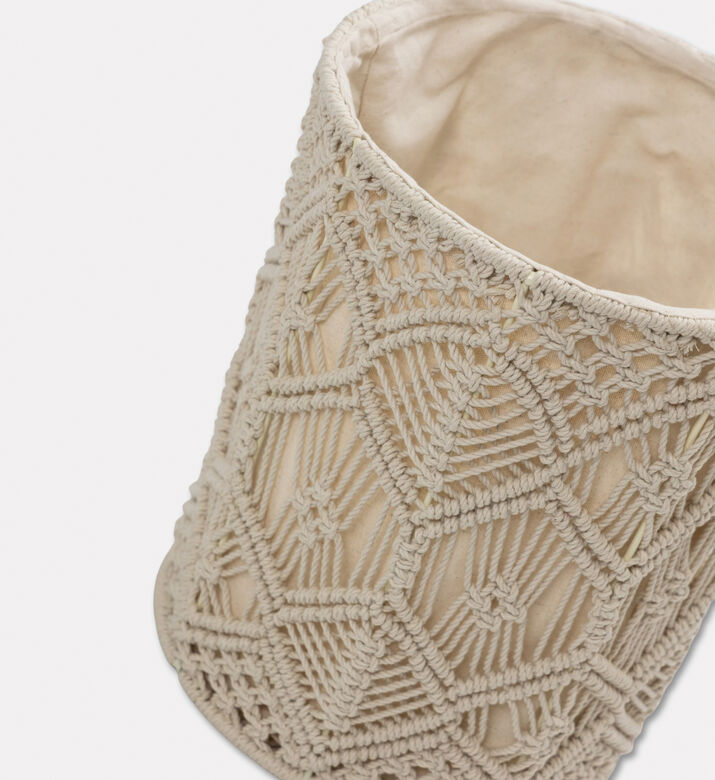 Home Deco and More Romi Cotton Rope Waste Bin, Packshot View