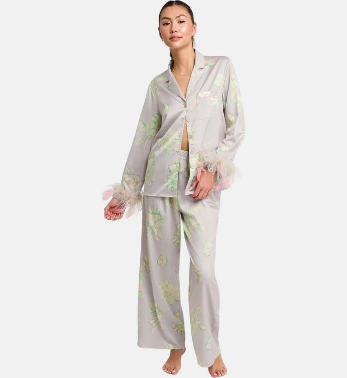 Sofia Button-down Pajamas Set