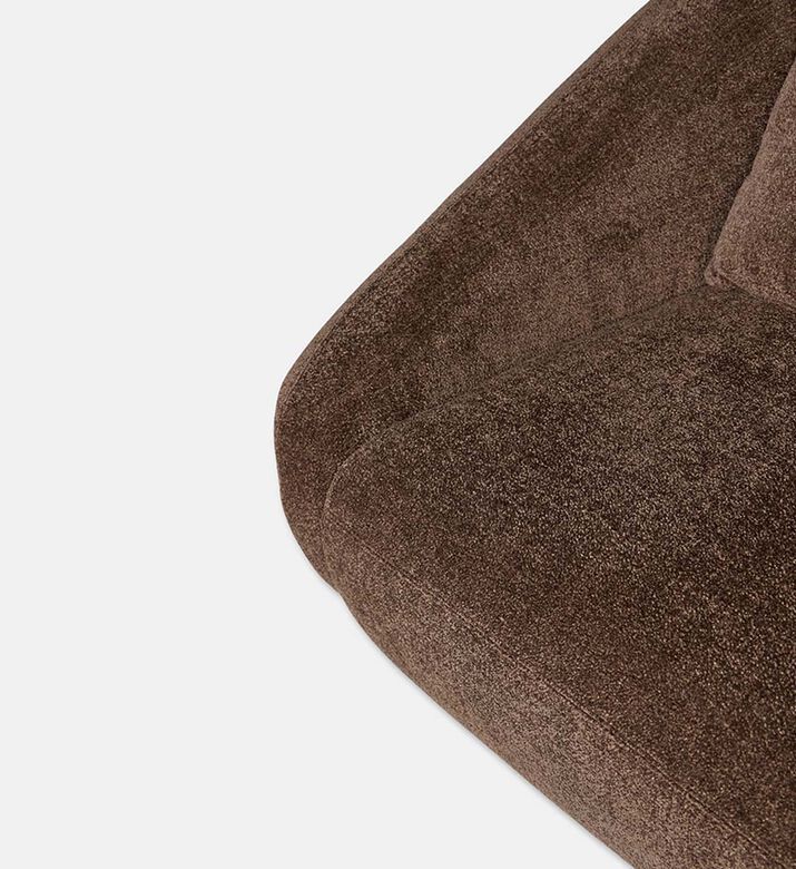 Home Deco and More Lola 1-seater Arm Chair, Brown, Packshot View