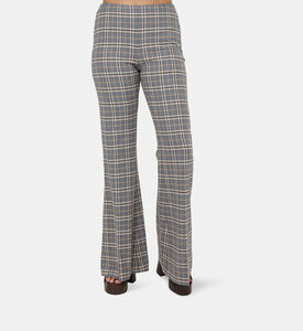 Penina Check Wool Suit Trousers