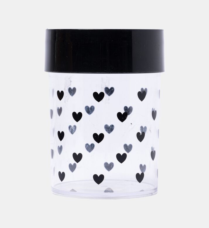All-over Heart-print Storage Canister