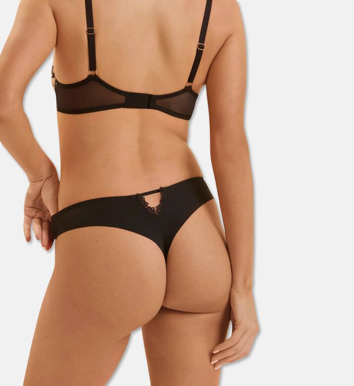Simone Perele Tanga In Embroidery, Model View