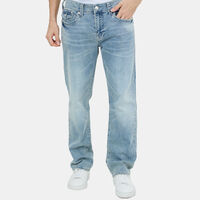 Five-pockets Raw Denim Pants