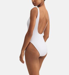 Cloth Polo Bear Scoop-neck One-piece Swimsuit