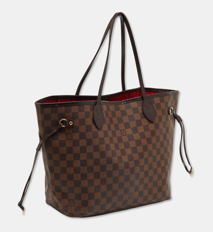 Louis Vuitton Preowned Louis Vuitton Damier Ebene Canvas Neverfull Bag, Packshot View