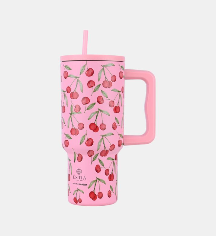 Cherry Rose Xl Straw Tumbler