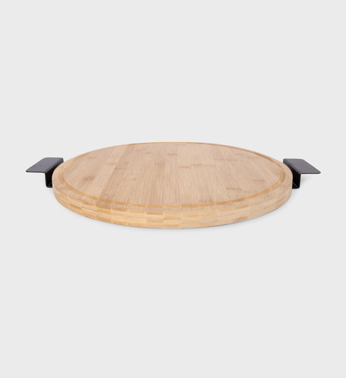 Lazy Susan Rotating Wood Platter
