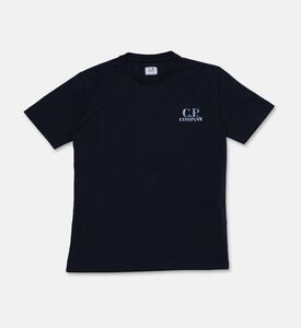 CP company Contrast Logo-detail T-shirt, Blue, 12y, Packshot View