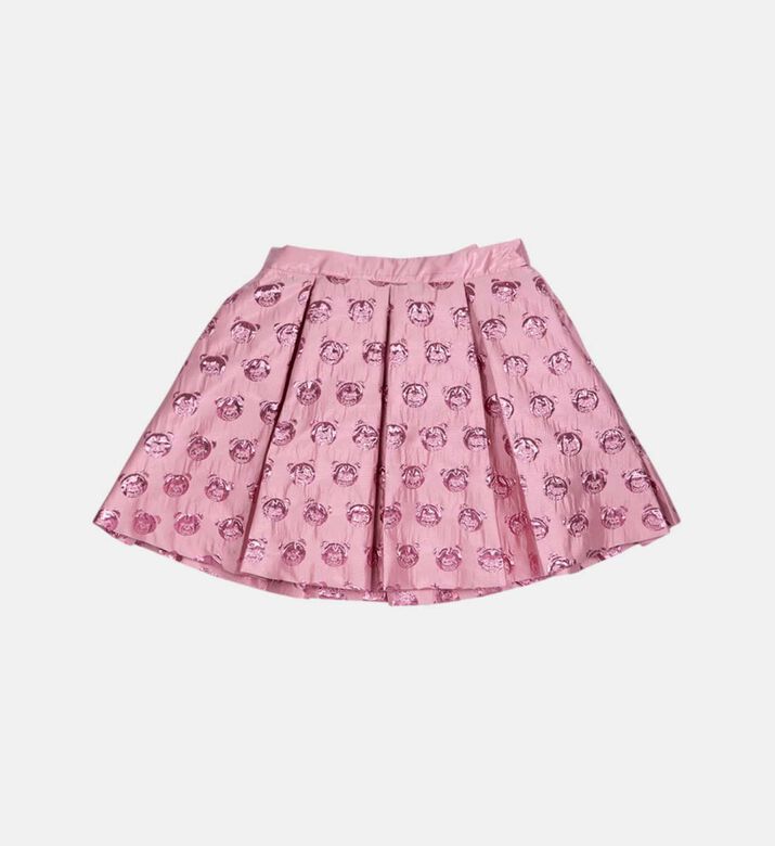 Girl Teddy Metallic-finish Skirt Girl Teddy Metallic-finish Skirt