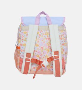 Hello Hossy Mini Retro Flowers Flap Pocket Backpack, 26x31x9-cm, Purple, Packshot View Hello Hossy Mini Retro Flowers Flap Pocket Backpack, 26x31x9-cm, Purple, Packshot View