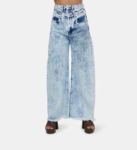 Double-waist Boyfriend Jeans