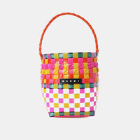 Girl Multicolored Woven Bag