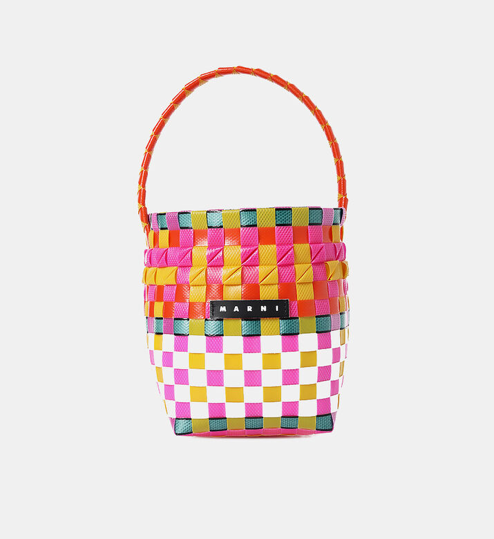 Girl Multicolored Woven Bag