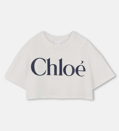 Print Logo Cropped T-shirt