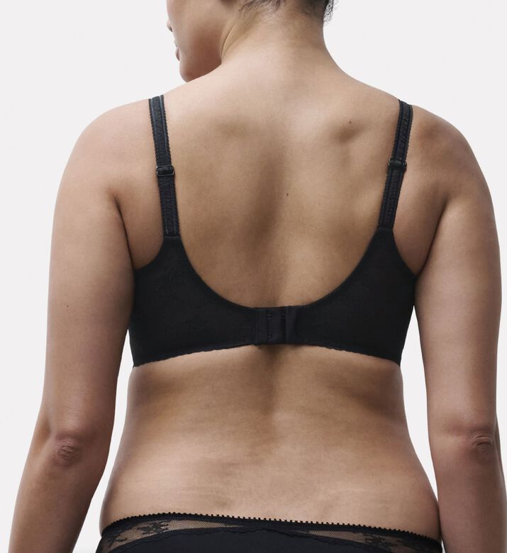 Chantelle Sheer Lace Wireless Bralette, Model View