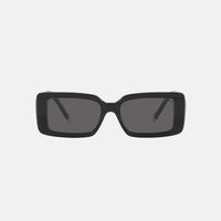 Acetate Rectangle Frame Sunglasses 62