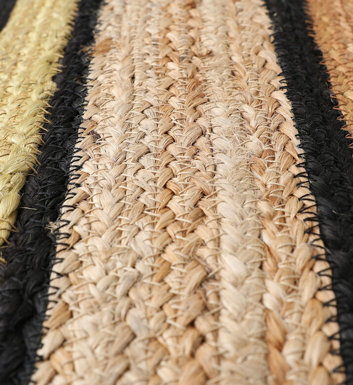 Parallel Jute Rectangular Filled And Vaccumed Cushion