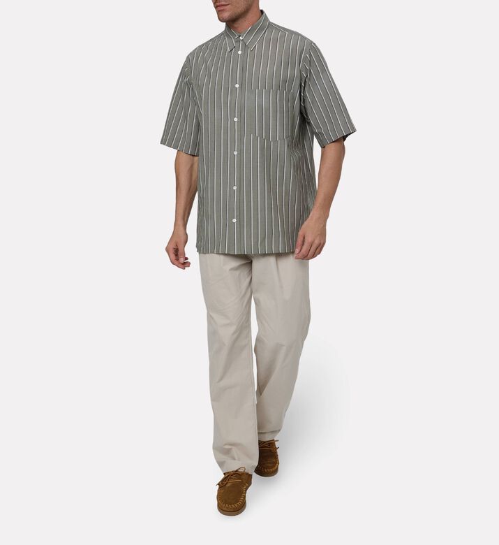 Marant Homme Striped Straight-cut Shirt, Model View