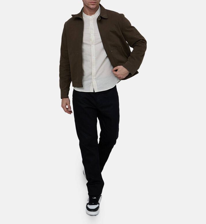 Linen Cotton Blend Officer