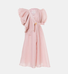 فستان ميدي دارك فيريتايل بتصميم متقاطع