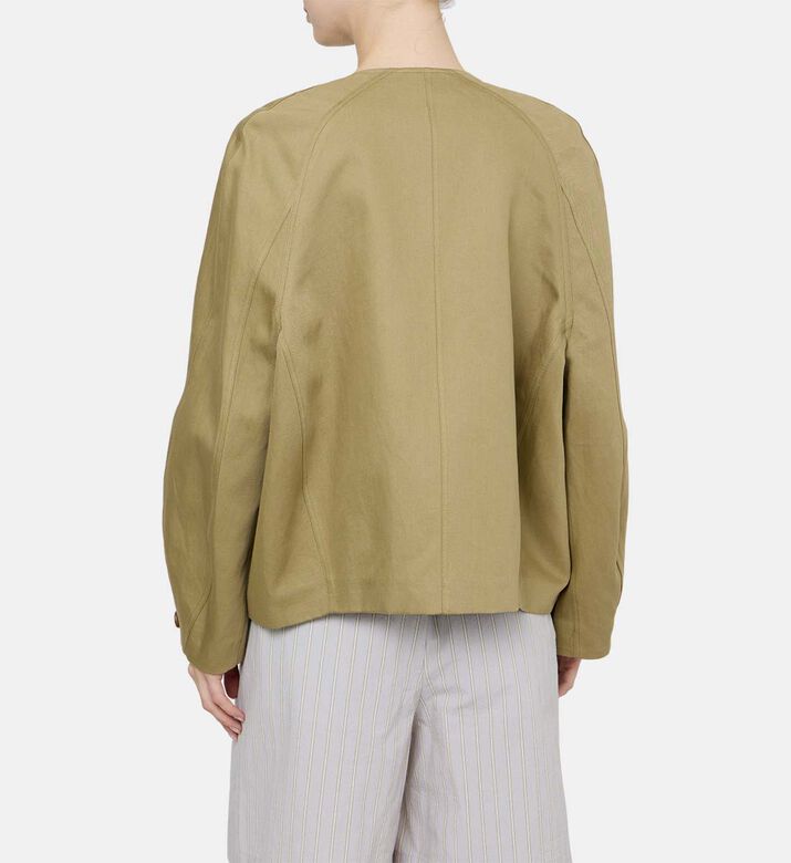 Damia Cotton Linen Short Jacket