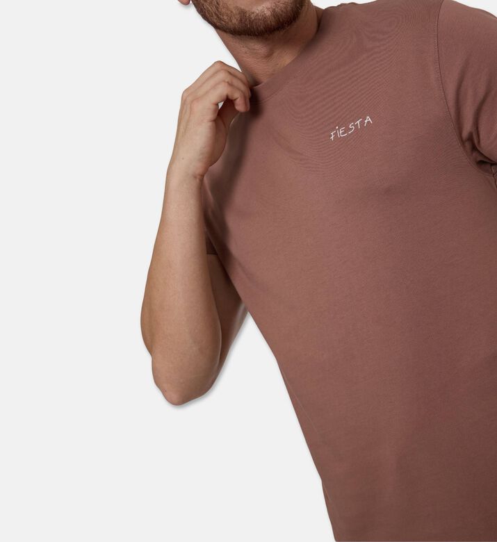 Maison Labiche Embroidered Fiesta T-shirt, Model View