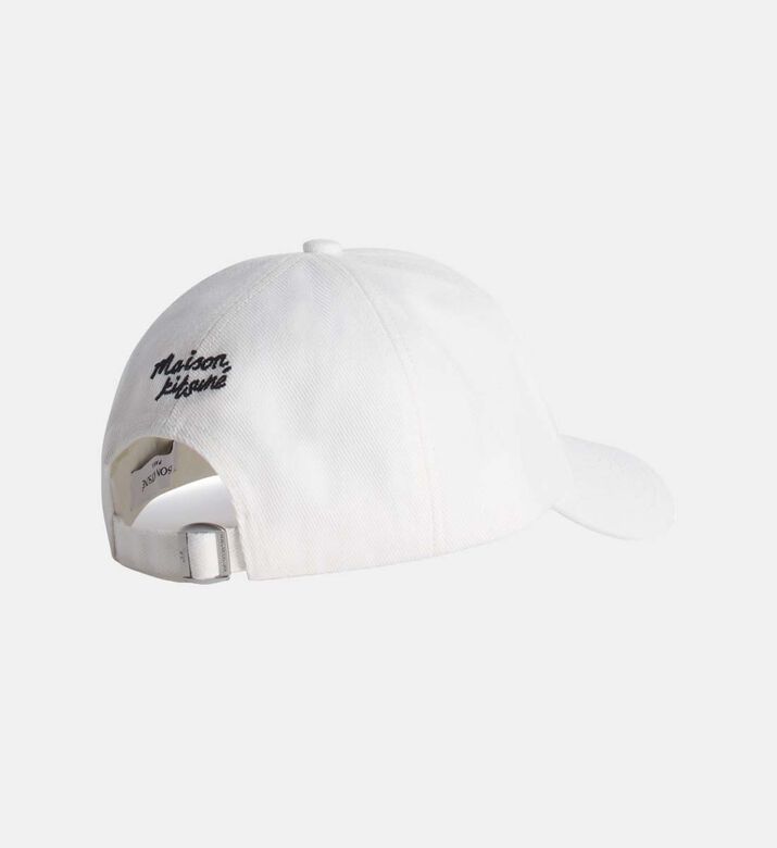 Fox-embroidery Curved Hem Cap