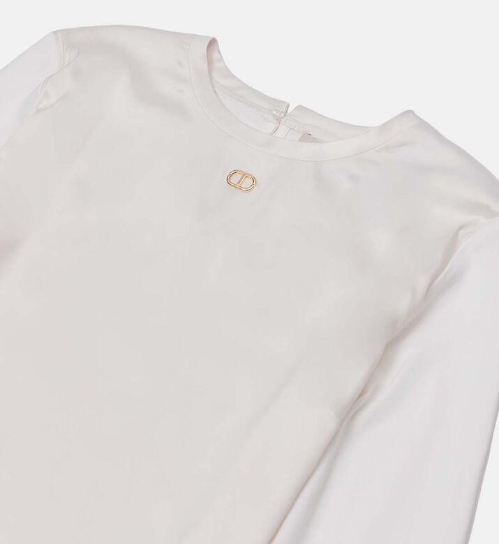 Knit Crewneck Long-sleeve Top