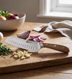 Richardson Scandi Wood Santoku Knife, Model View