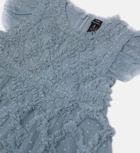 Rosella Tulle Ruffle Dress