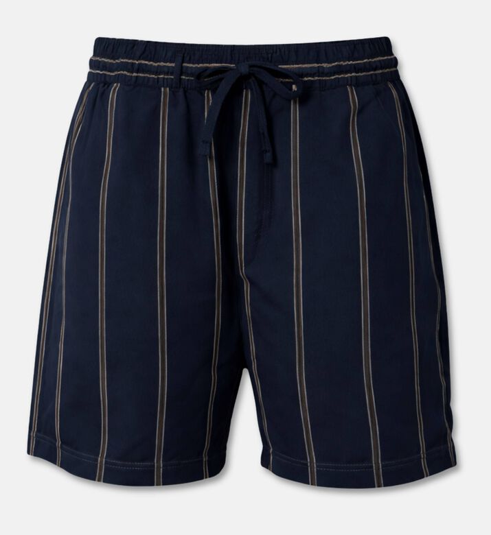 Les Deux Stripe-print Slip Pockets Shorts, Packshot View