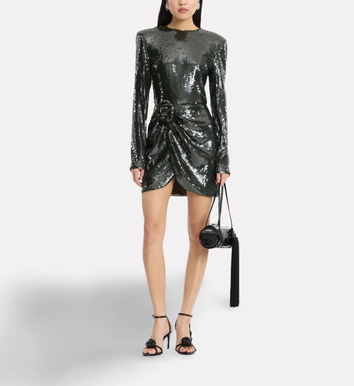 Rotate Dress Sequins, Model View