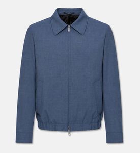 Slowear Wool-blend Zip-front Bomber Jacket, Packshot View