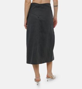 Dawei Asymmetric Panel A-line Skirt, Model View