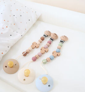 Autumn Leaves Pacifier Clip