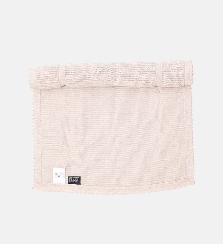 Home Deco and More Diva Cotton Bath Mat, Greige, 50x80-cm, Packshot View
