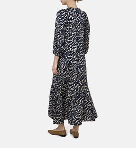 Agatha Printed Mid-length Dress