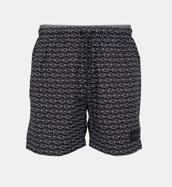 شورت سباحة بطبعة برباط خصر