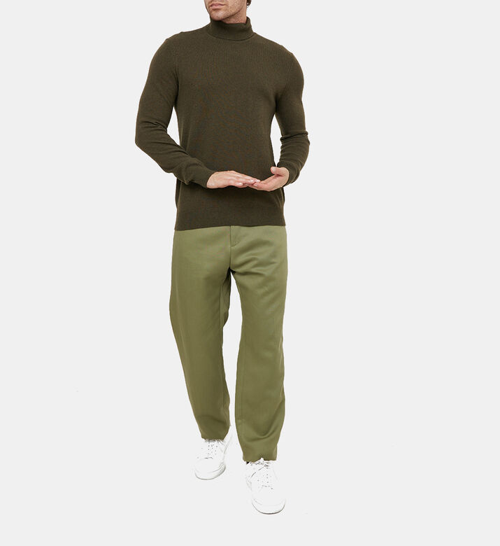 Nachrol Turtle Neck Knitted Pull