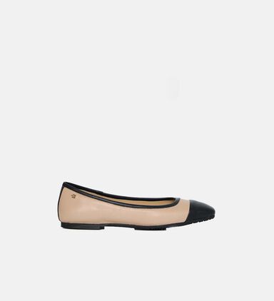 Nappa Leather Two-tone Ballerinas