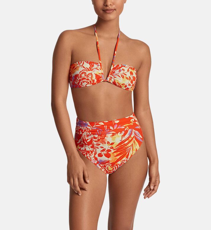 Semi-shirred Waistband Bikini Bottoms