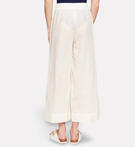 Polo by Ralph Lauren Wide-leg Cover-up Pants, White, L, Model View