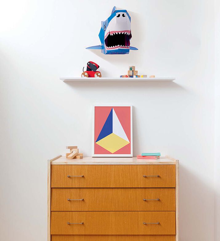 Sharky 3d Cardboard Mask