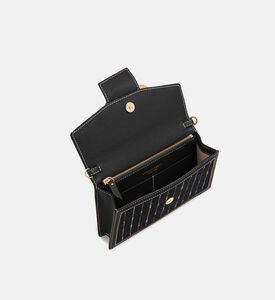 Tweed Crescent Chain Strap Bag