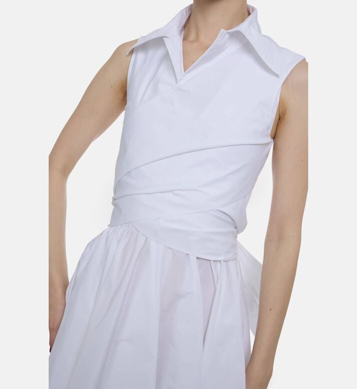 Patou Ruched Bodice Midi Dress, Model View