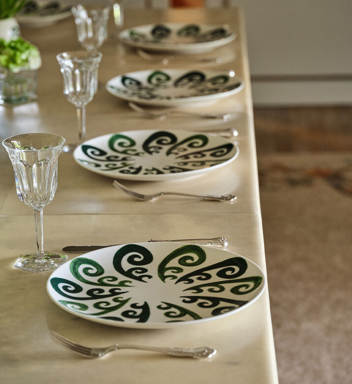 Peacock Porcelain Dinner Plate 27 Cm